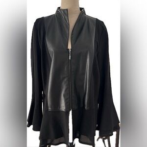 Taking  Shape Amorous Velvet Crush Black Plus Size Jacket Size Medium